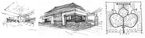 Architects and sketching